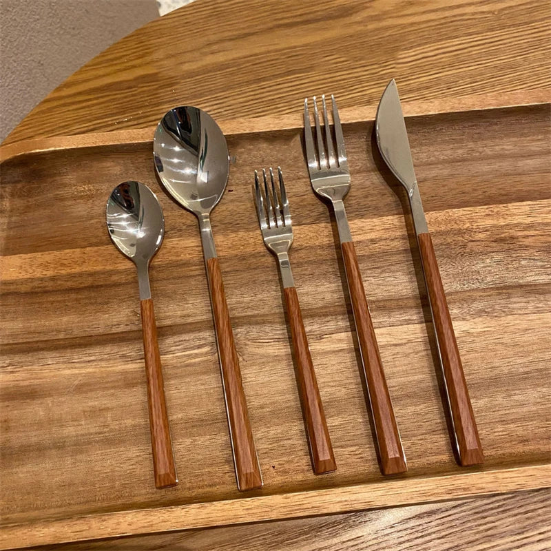 Besteckset – Koreanisch Edelstahl – Umweltfreundlich