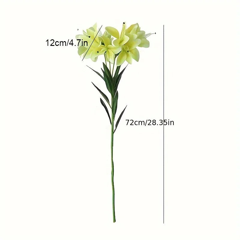 Seidenlilie Künstliche Blume – Blütenzweig Design – Innendekor
