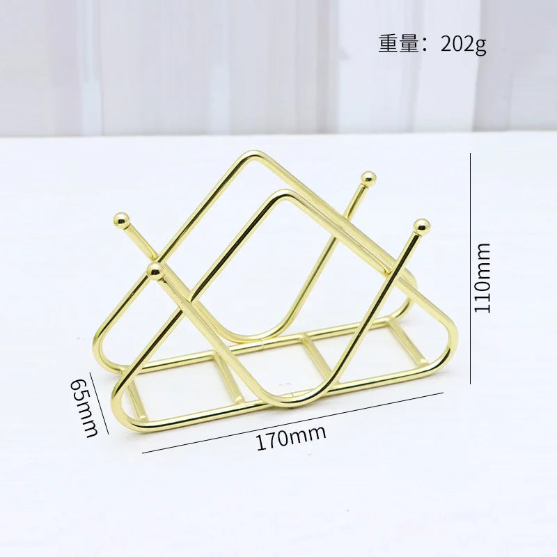 Serviettenhalter – Moderne Metalloptik – Perfekt für alle Tische