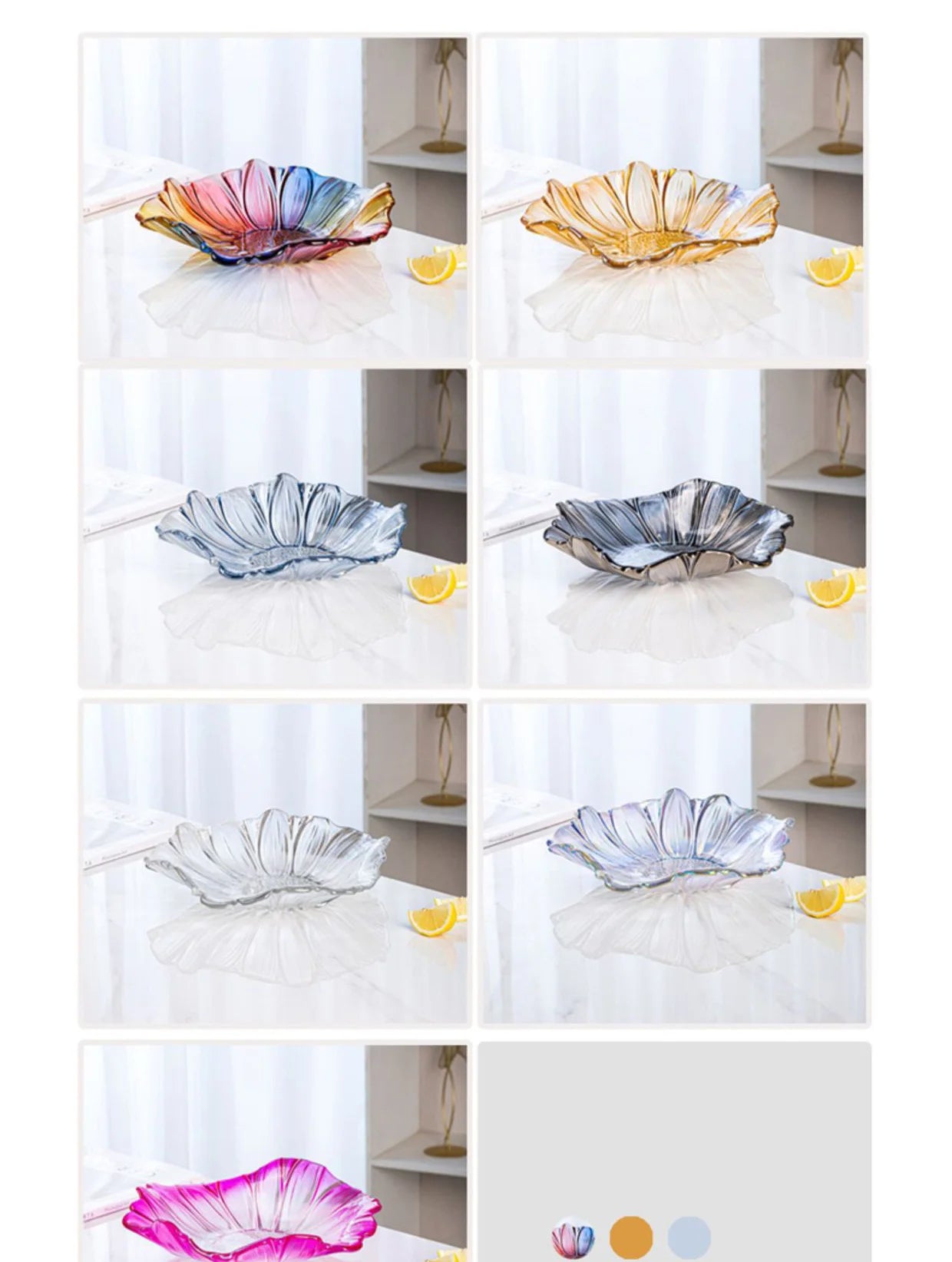 Obstteller – Nordisches Glas – 10 Zoll