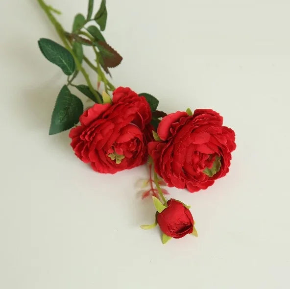 Künstliche Rose – Seidendesign – 60 cm Innenbereich