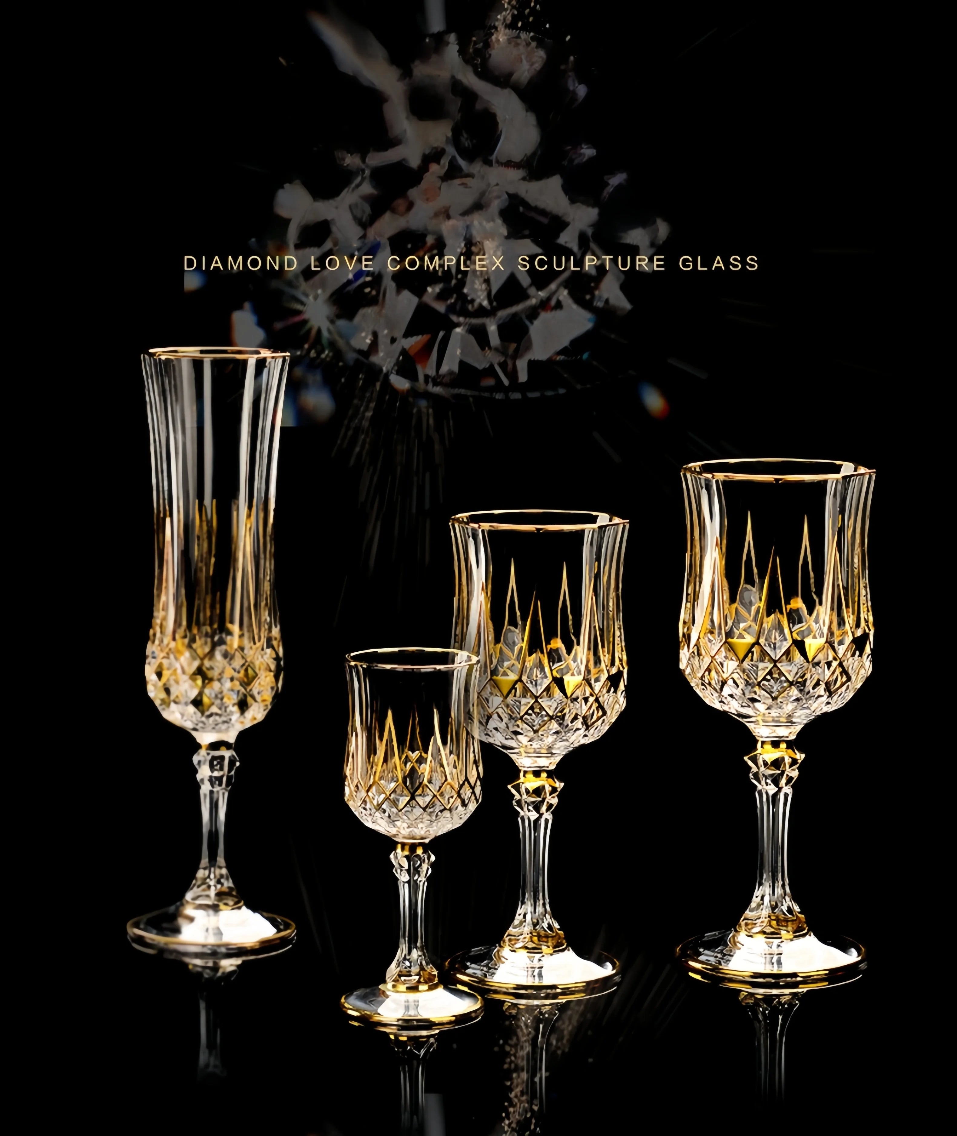 Luxus Whiskyglas – Kristall-Diamant – Elegantes Design