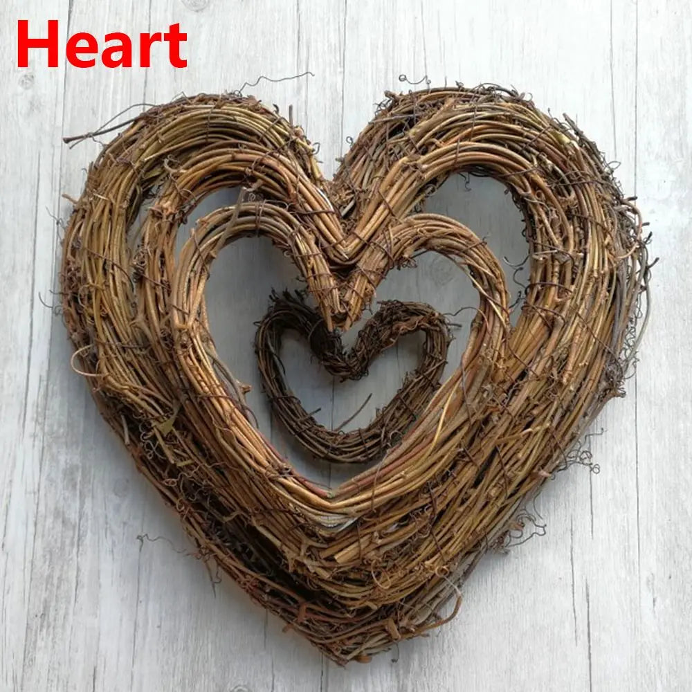 Rattan Kranz - Naturdesign - Verschiedene Durchmesser