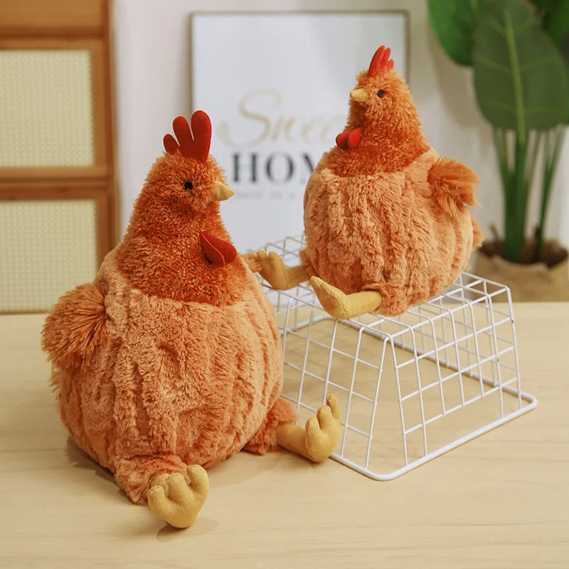 Kuschelhuhn Plüsch – Weiche Baumwolle 23/35cm