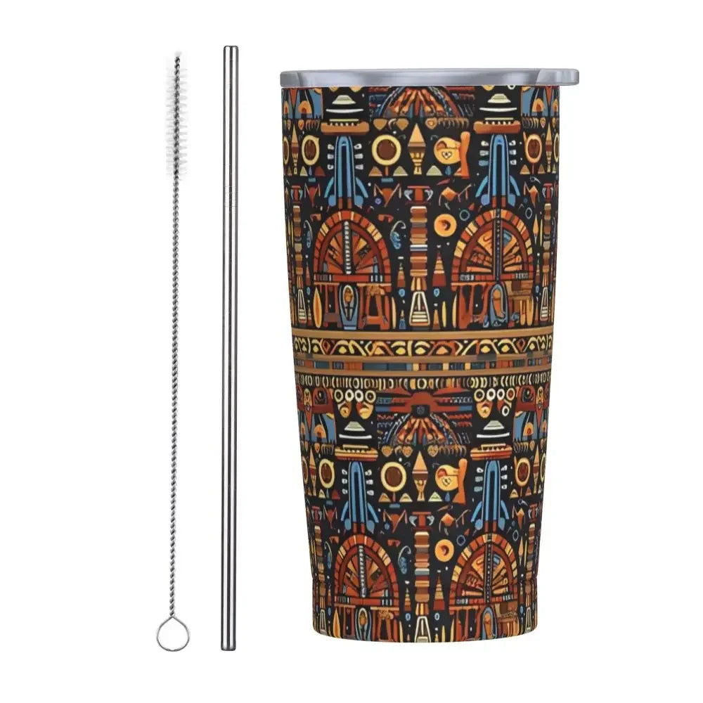 Edelstahlbecher – Kupferkunst Design – Isolierter Becher