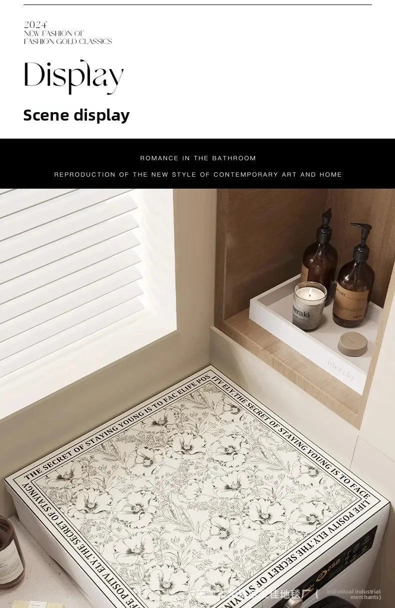 Staubschutzabdeckung – Florales Design – Vielseitiger Schutz