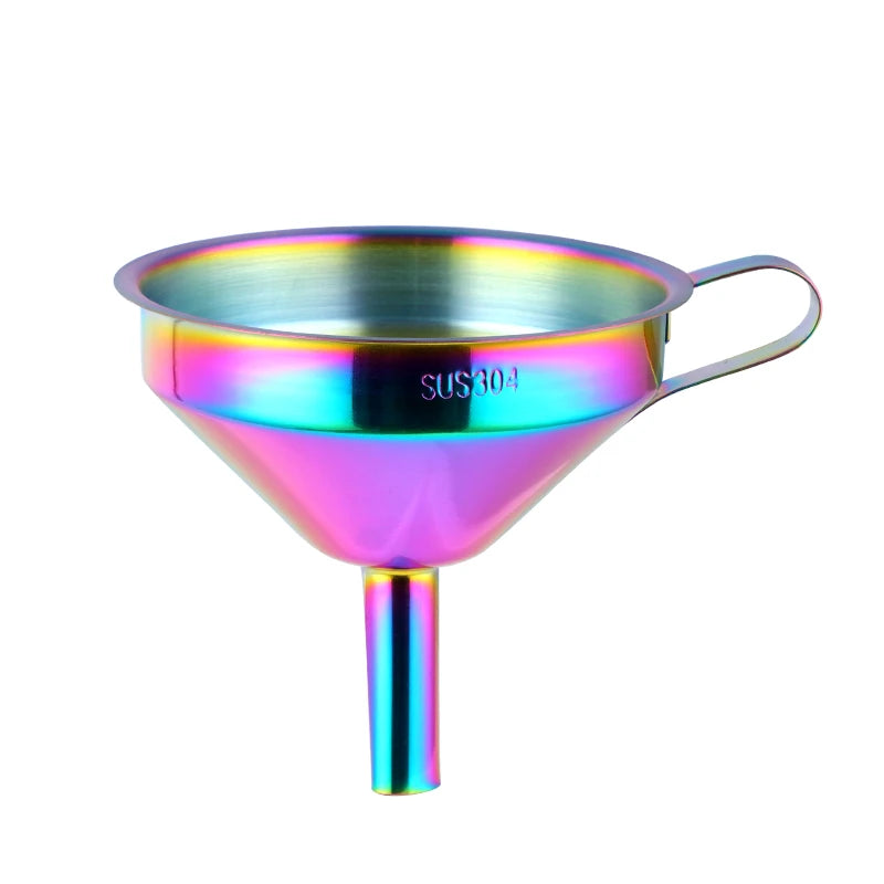 Edelstahltrichter – Gold Design – Abnehmbarer Filter
