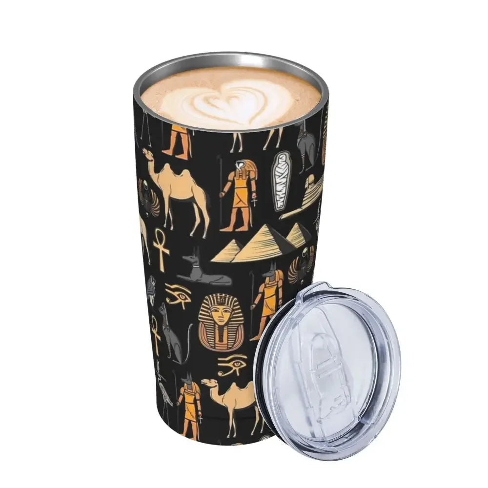 Edelstahlbecher – Kupferkunst Design – Isolierter Becher