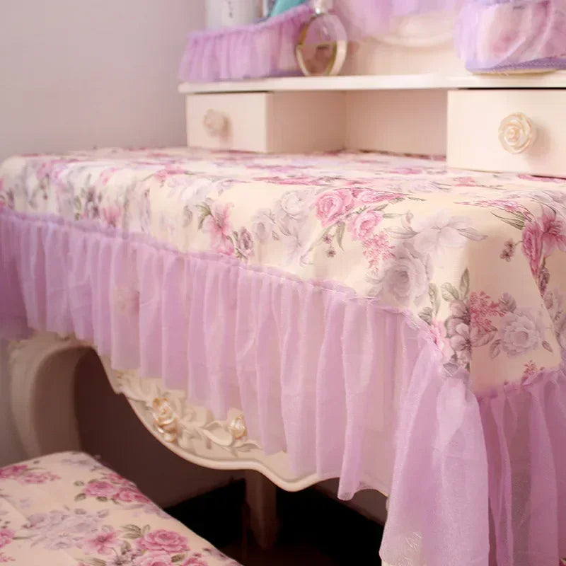 Jacquard Spitze Mesh Tischdecke – Romantik Prinzessin 50X95CM