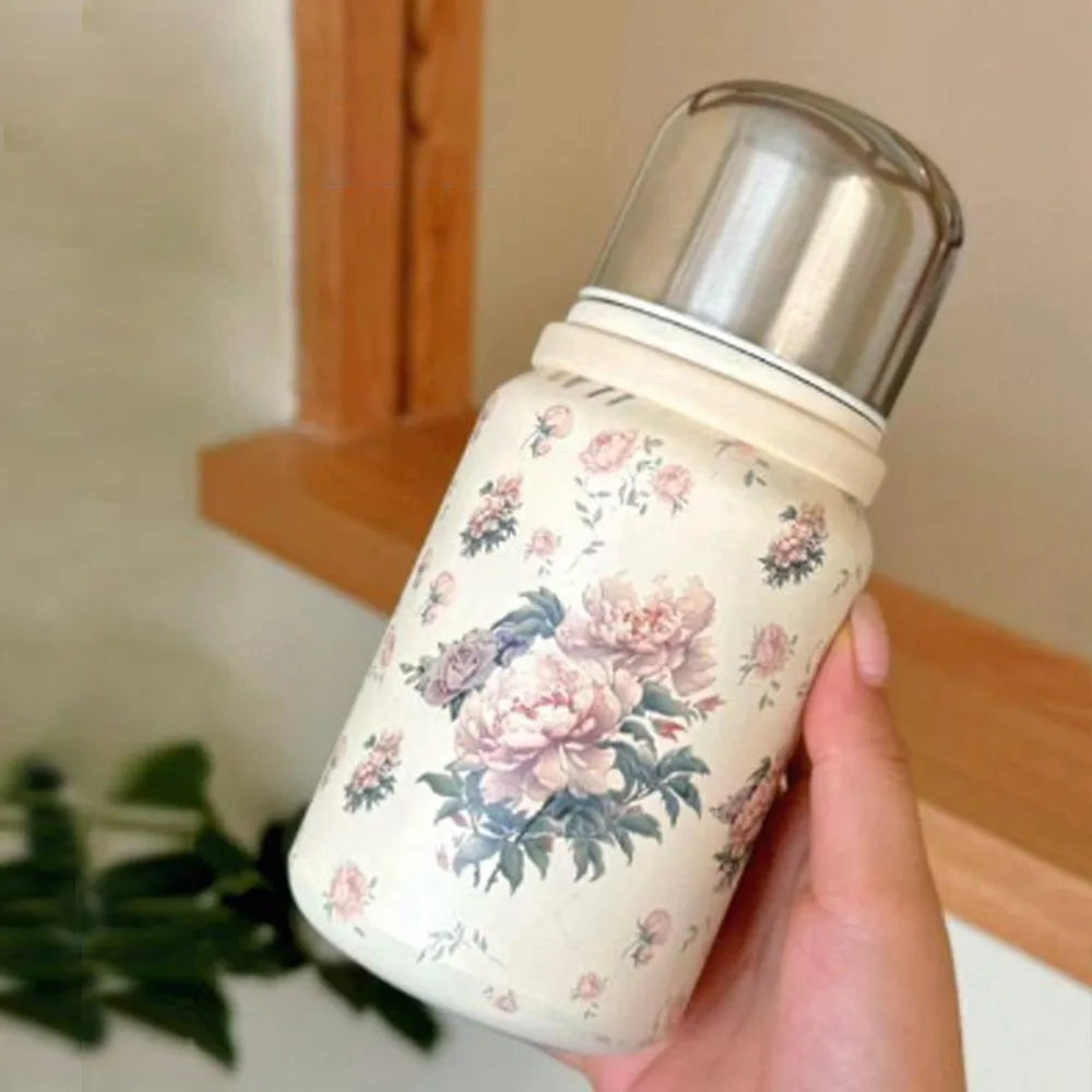 Edelstahl Trinkflasche – Isoliertes Schlankes Design – 19x8 cm / 22x8 cm