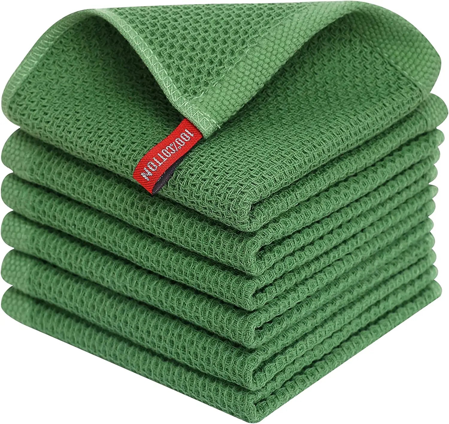 Reines Baumwoll-Küchentuchset – Waffelstruktur – 30x30cm