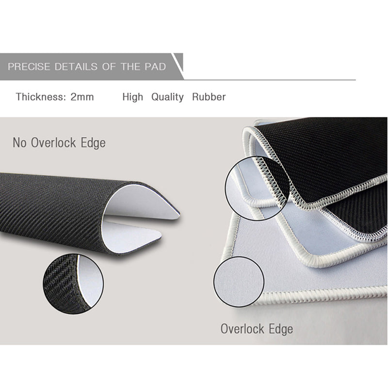 Schwarze Katze Mauspad – Kawaii Gummi Design – 20x25cm