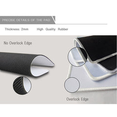 Schwarze Katze Mauspad – Kawaii Gummi Design – 20x25cm