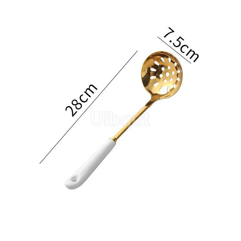 Nordic Gold Edelstahl Utensilienhalter – Set Optionen