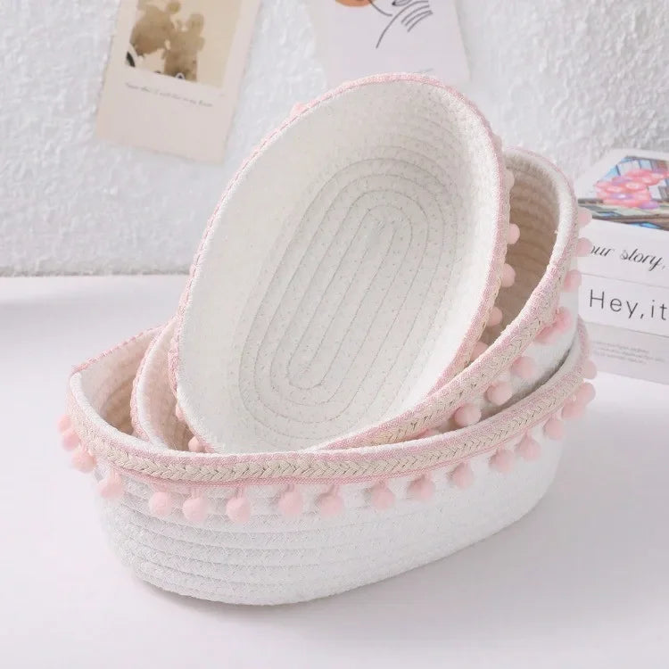 Aufbewahrungskörbe – Baumwollseil – Mehrere Grössen