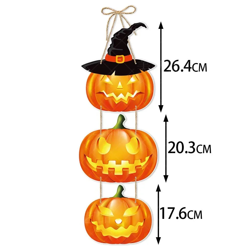 Halloween Türanhänger – Papierdeko – Charmanter Festlicher Touch