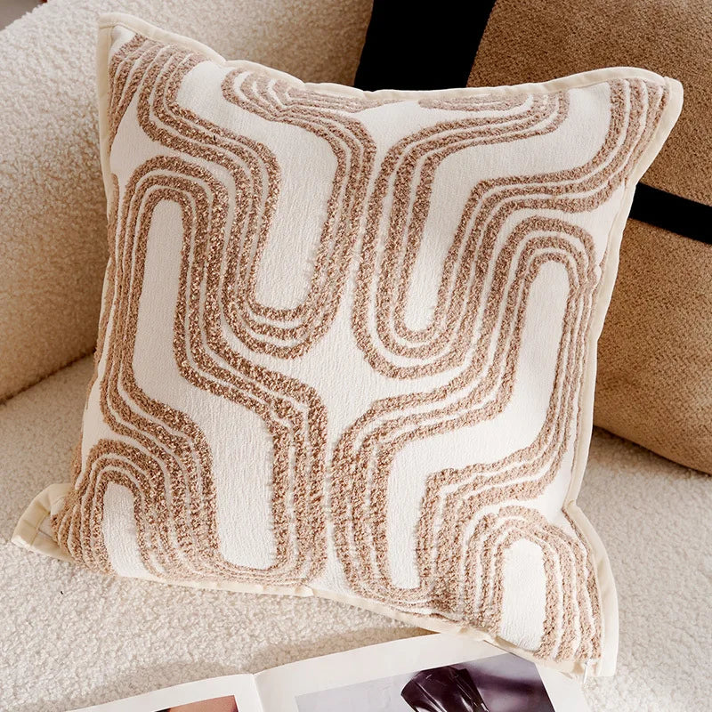 Luxus Kissenhülle – Jacquard Strick 45x45cm