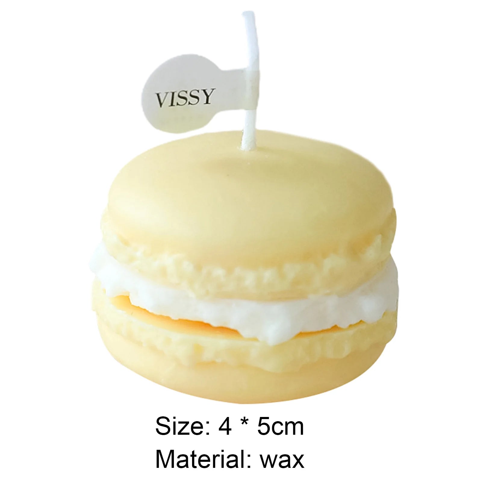 Duftkerze – Macaron Design – 4x5cm, Bunte Flamme