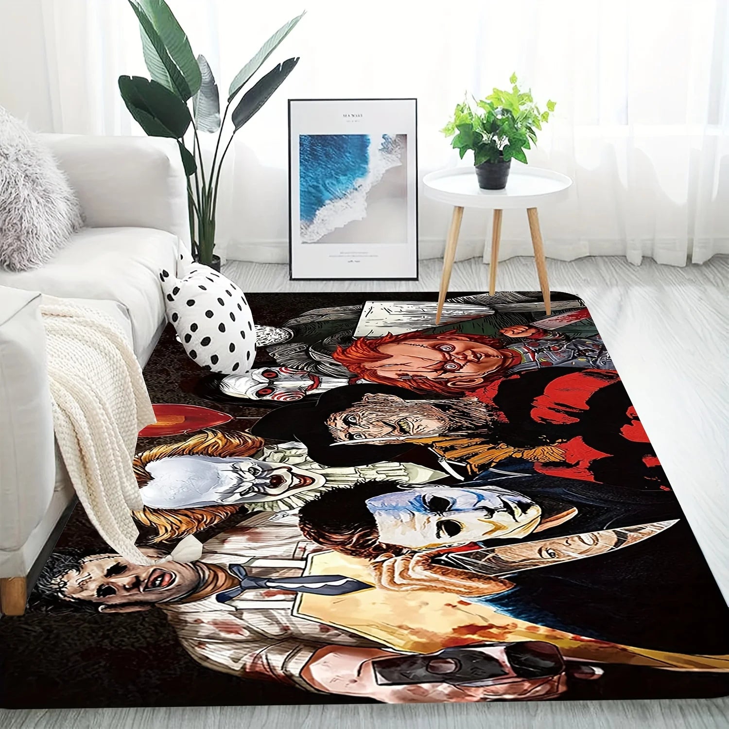 Horrorfilm-Teppich – Persisches Design – 80X120CM, 40X60CM Optionen