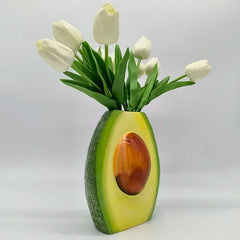 Avocado Vase – Modernes Keramikdesign – Tischdeko