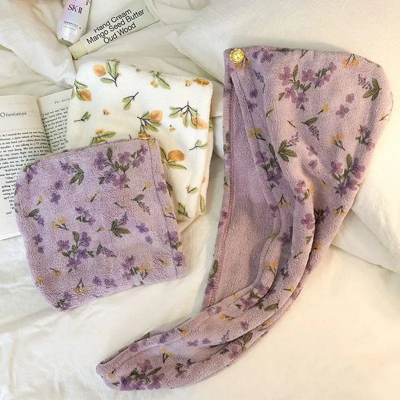 Schnell Trocknendes Haartuch – 100% Baumwolle – 25x65cm