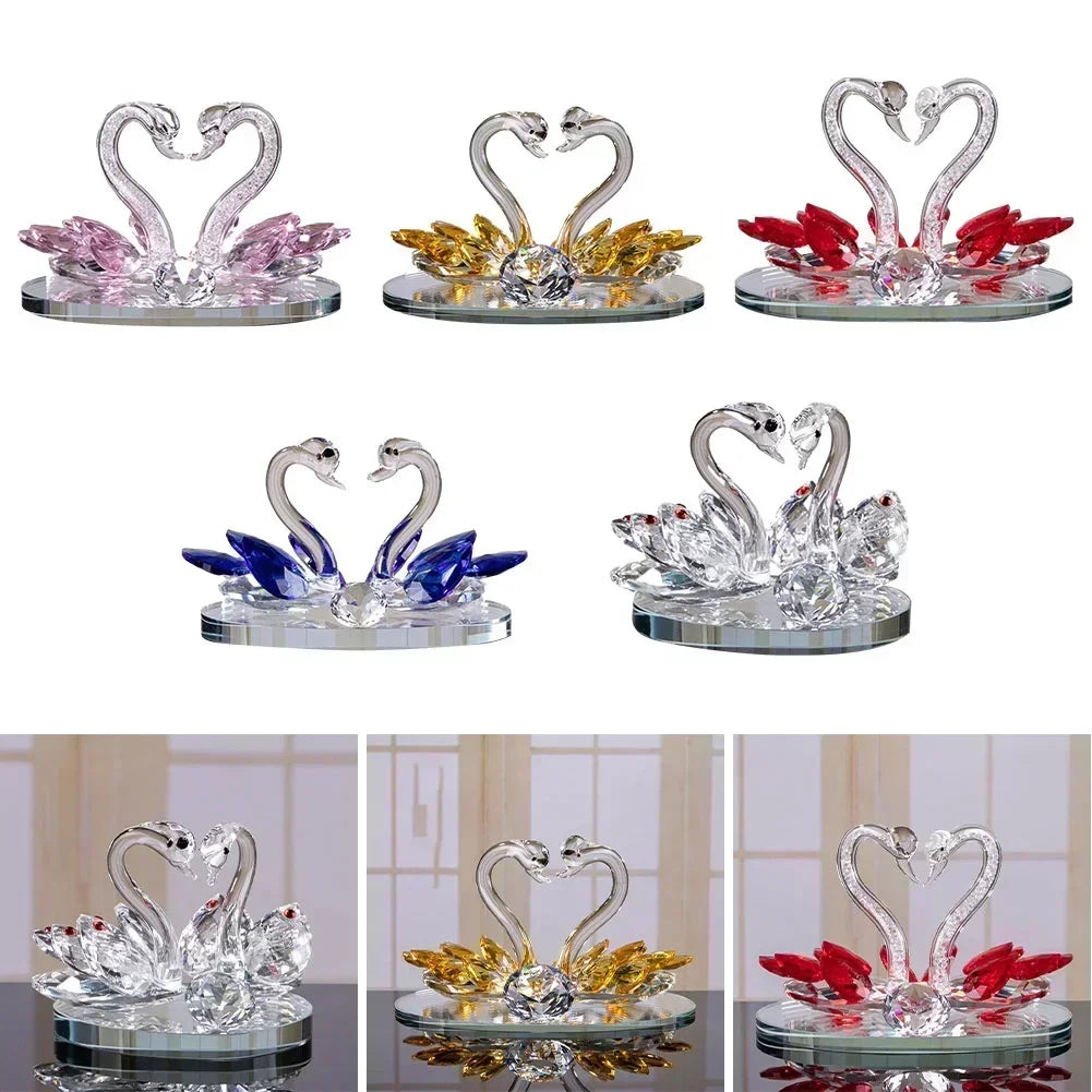 Kristallschwan Deko – Modernes Design – 15*10*8cm