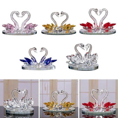 Kristallschwan Deko – Modernes Design – 15*10*8cm
