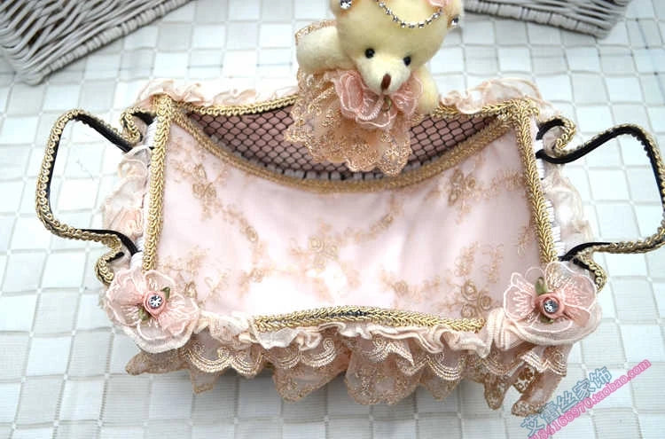 Spitzenkorb – Handgefertigt Öko – Baumwolle