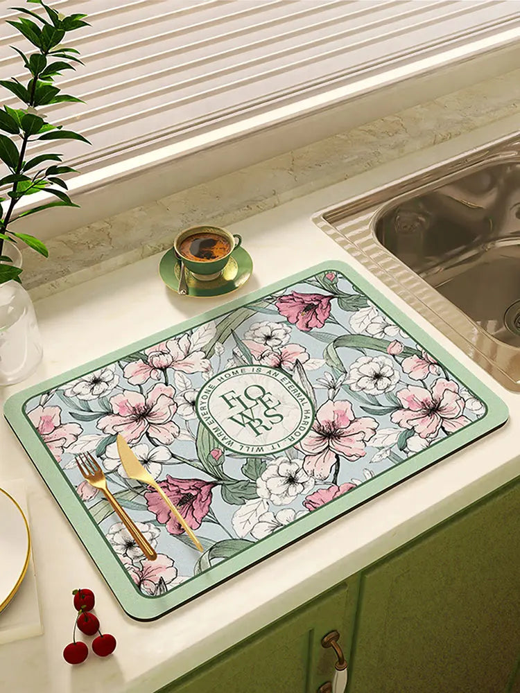 Schnell trocknende Matten – Diatom Mud Stil – 40x50 cm