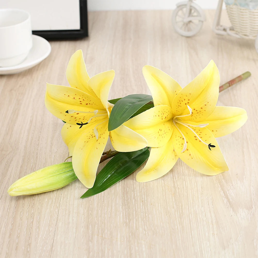 3D Druck Lilie – Elegantes Florales Design – 41cm Heimdeko