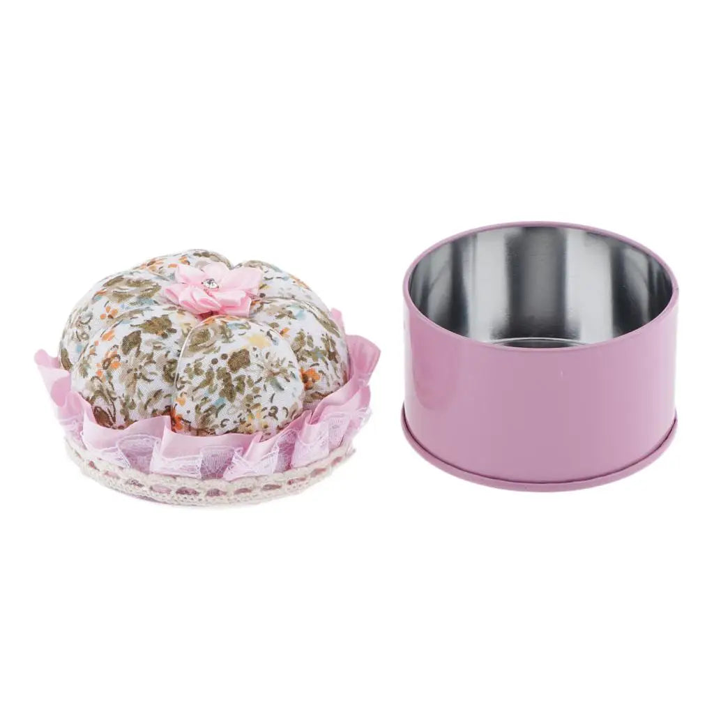 Kürbis-Nadelkissen – Weiche Baumwolle – 7.8cm Durchmesser