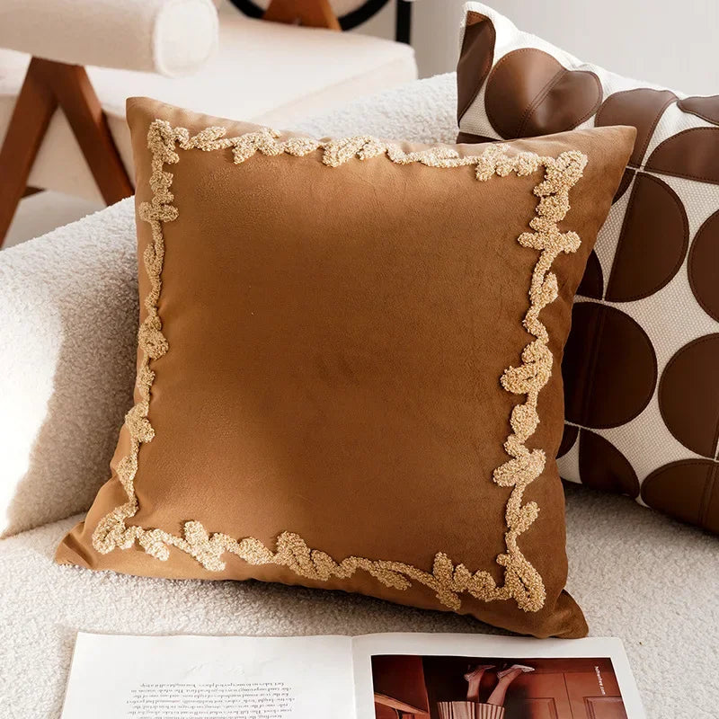 Luxus Kissenhülle – Jacquard Strick 45x45cm