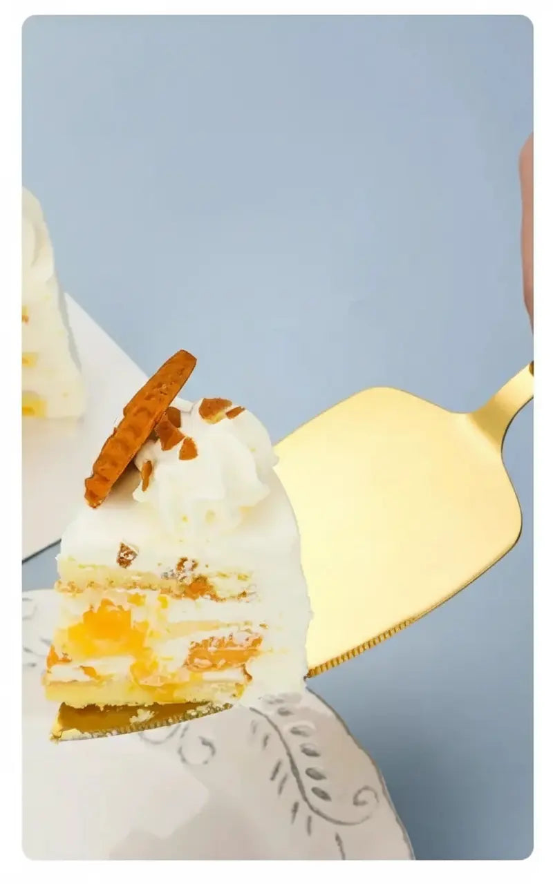 Edelstahl Kuchenschaufel – Keramikgriff, Luxuriöses Design