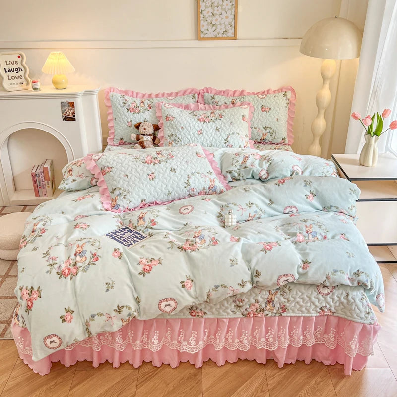 Bettbezug - Milchsamt Cartoon - King/Queen Grösse