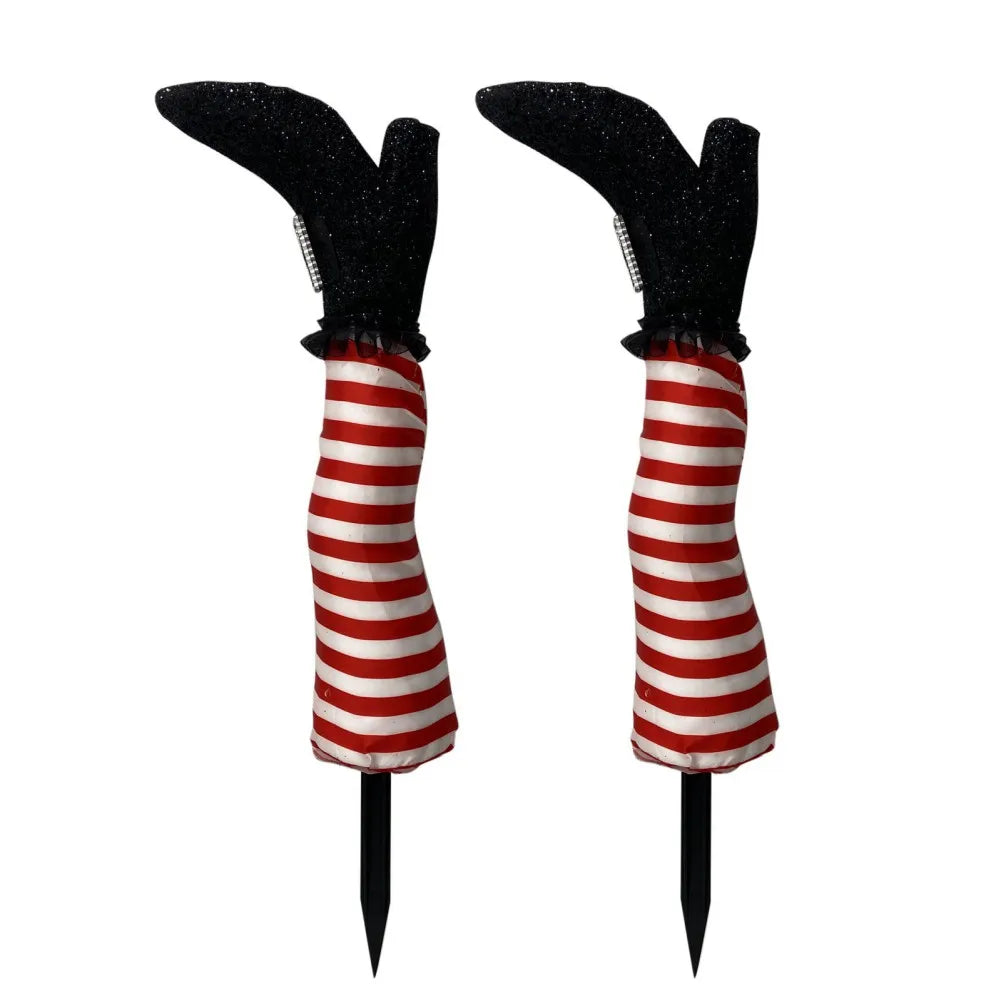 Halloween Hexenbeine Stäbe – Schaumstoff Design Aussen