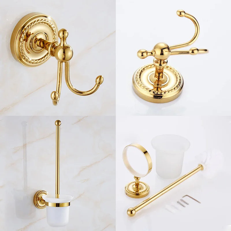 Gold Badzubehör – Chrom Veredelung Set