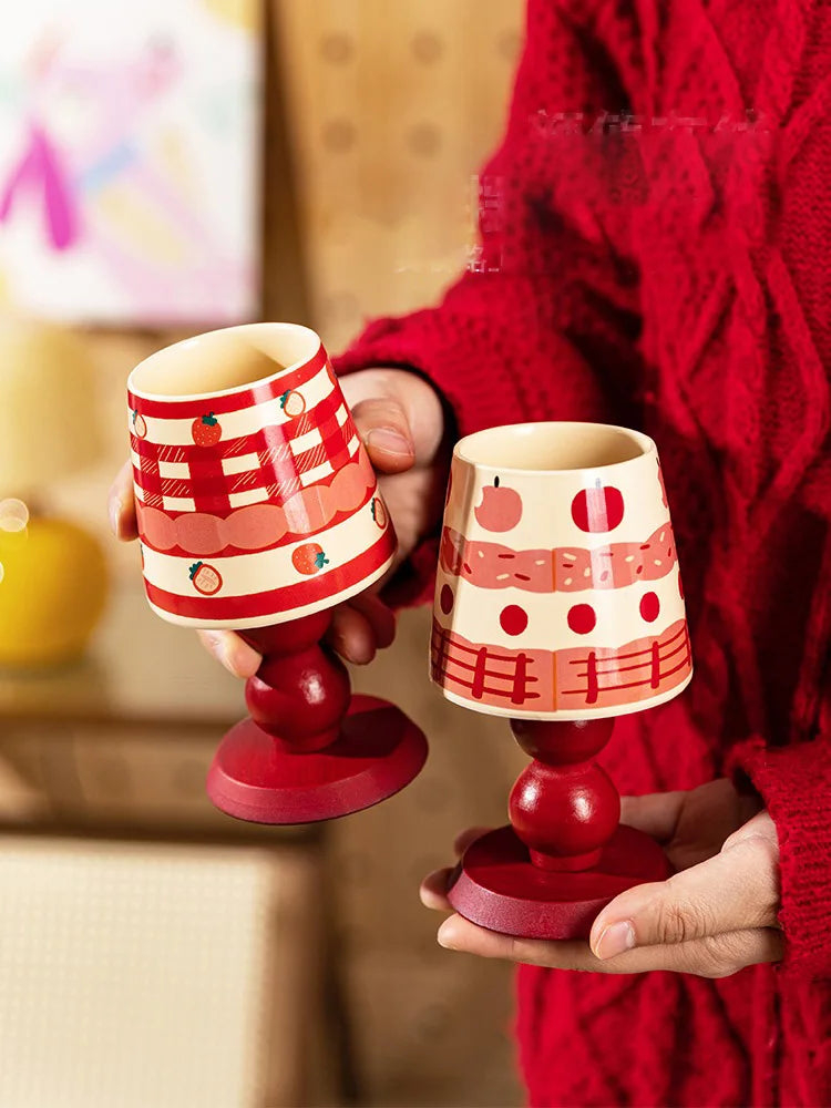 Niedliche Keramiktasse – Porzellan Design 190ml