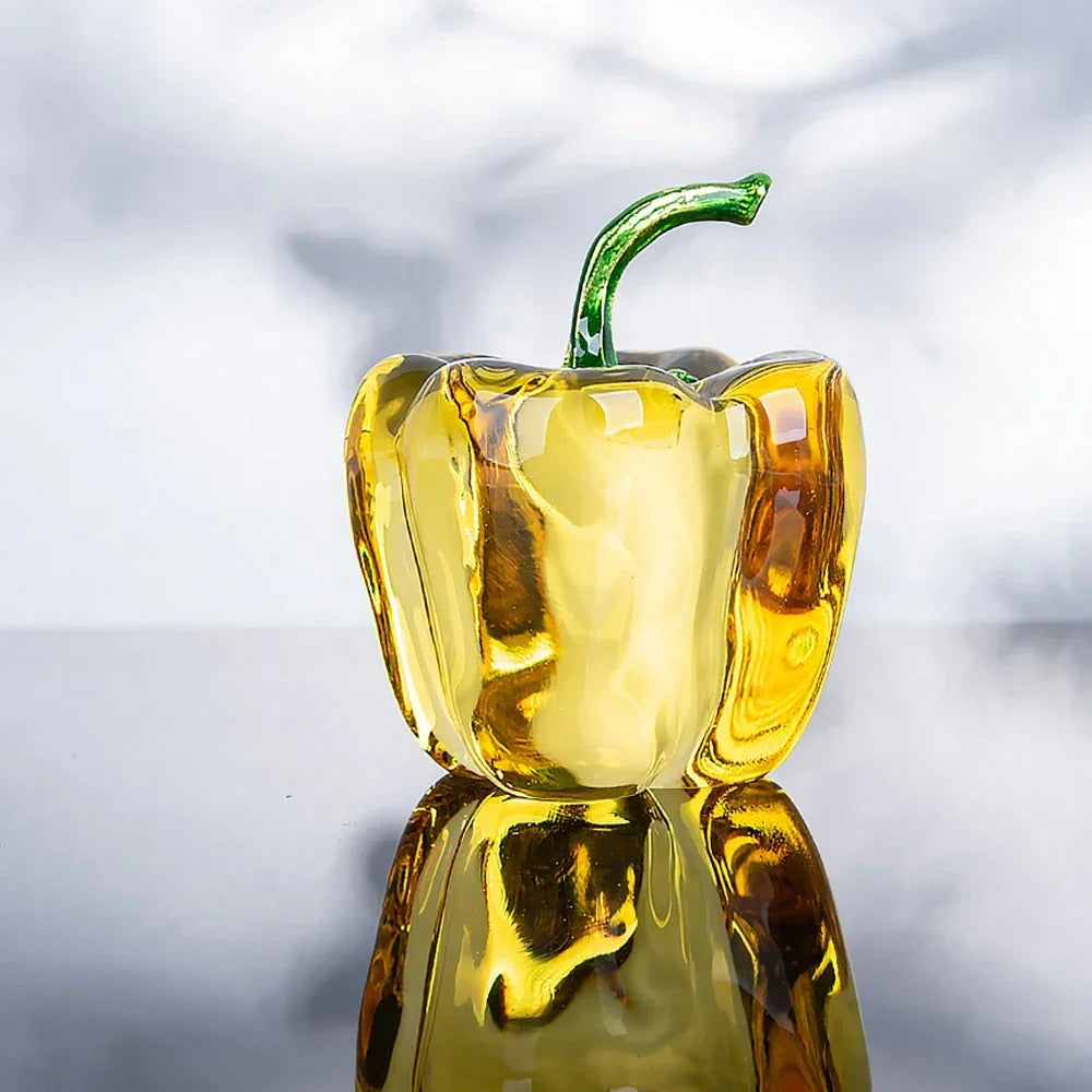 Kristall-Chili-Figur – Pastoral-Design – 4.5cm