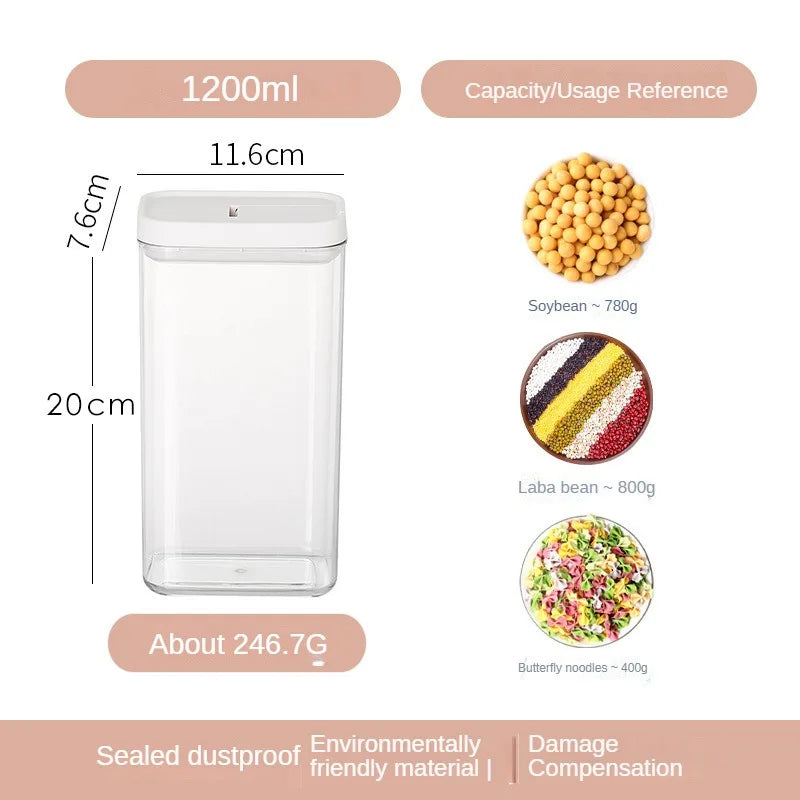 Vorratsglas – Stilvolles Design – 1800ml Volumen