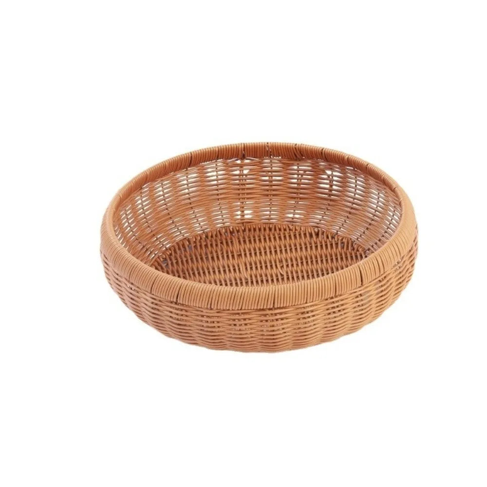 Boho Stil Rattan Tablett – Gewebte Struktur PP