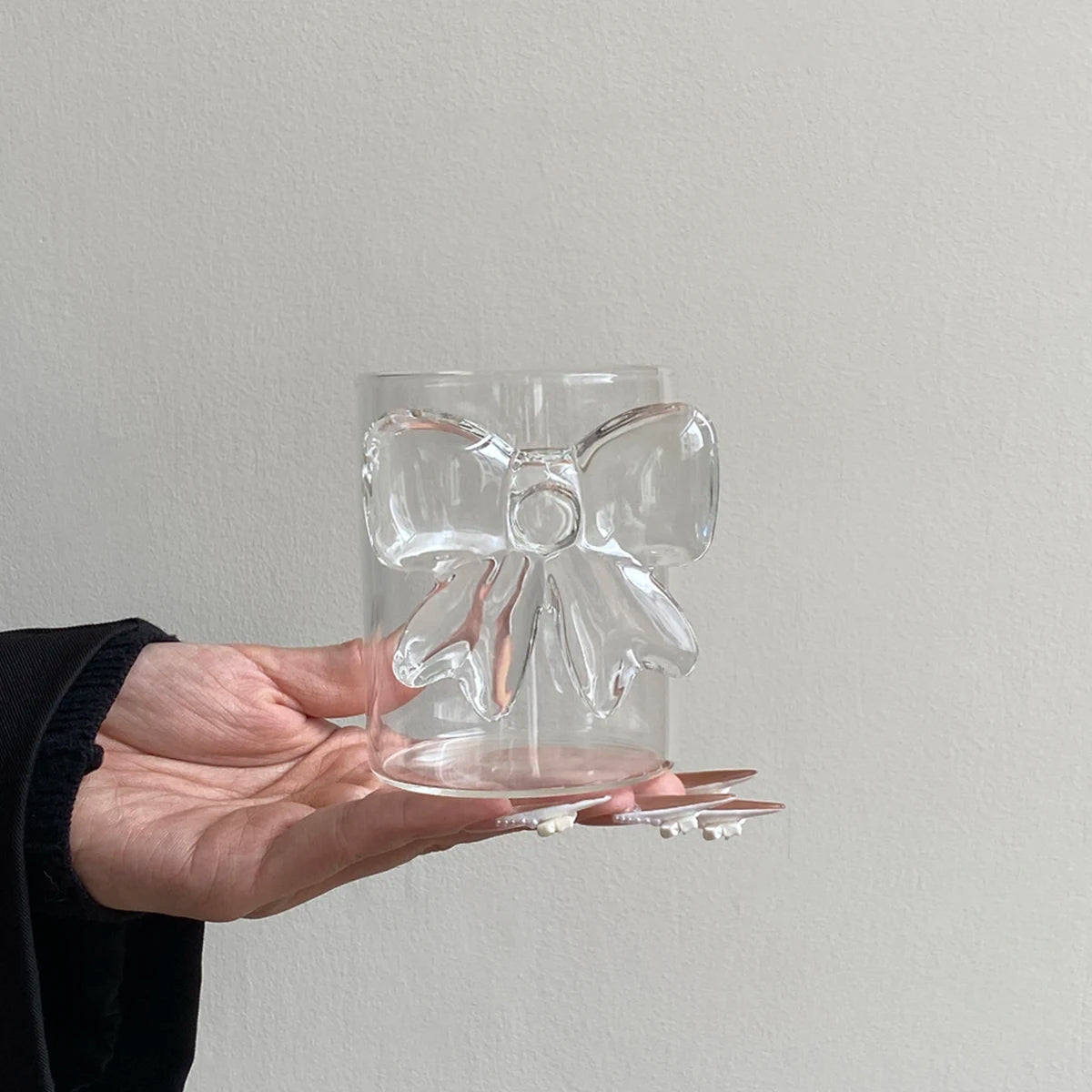 Glas Bow Tie Becher – Handgemacht & Einfach – 301-400ml