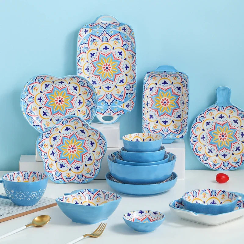 Keramikgeschirrset – Kreatives Design – Esszimmer Must-Have