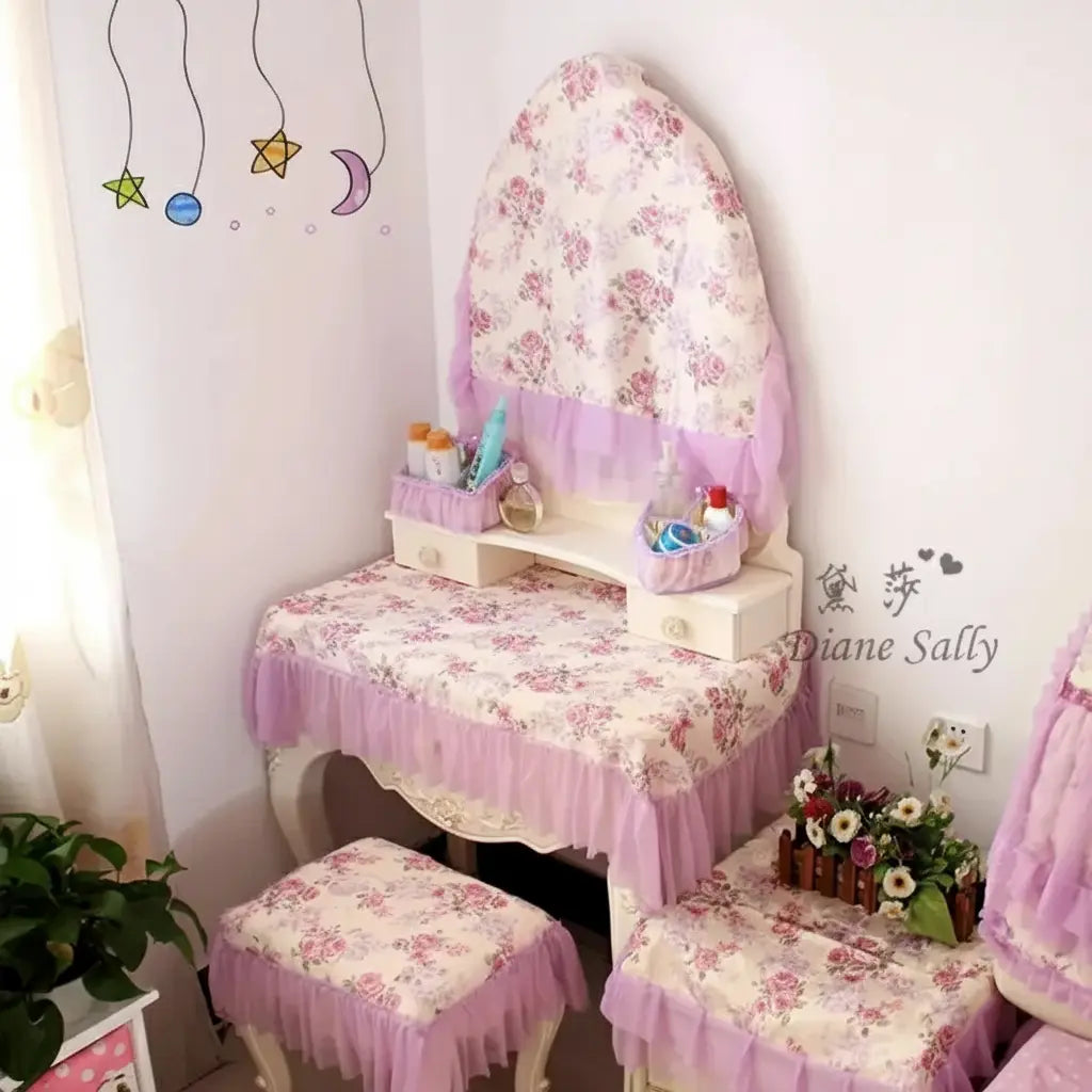 Jacquard Spitze Mesh Tischdecke – Romantik Prinzessin 50X95CM