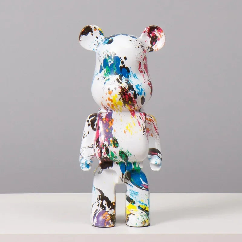 Bär Harz Skulptur – Amerikanischer Stil 28cm Deko