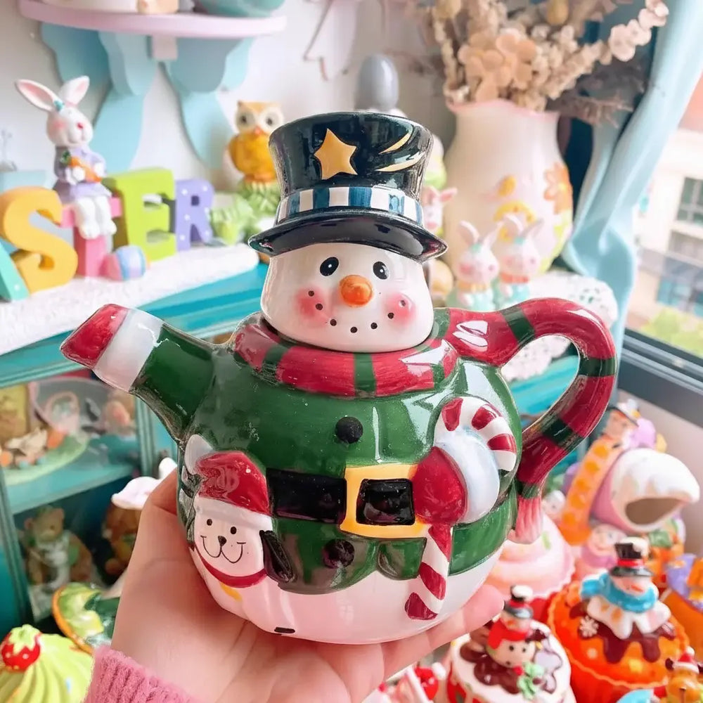 3D-Relief-Keramikgeschirr, mehrfarbig, handgezeichnet, aus Keramik.