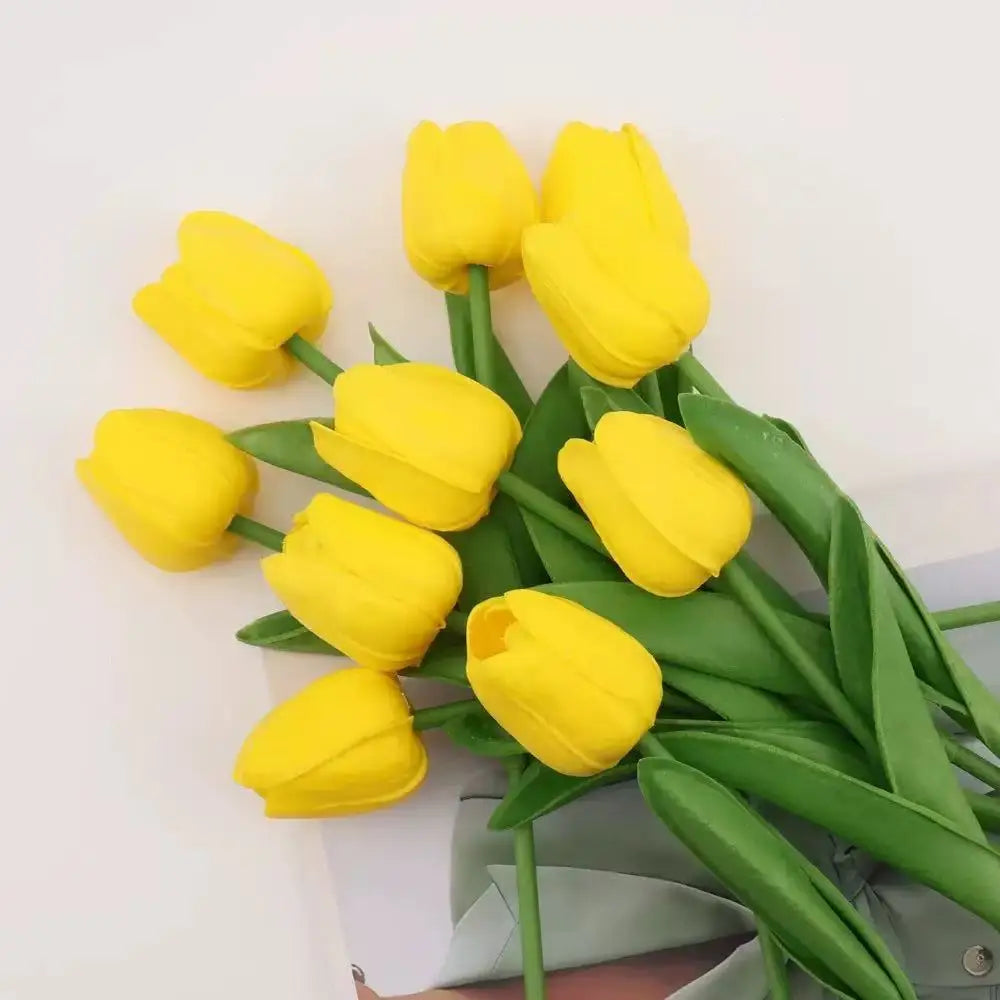 Künstliche Tulpen – PU Echt-Touch – 34cm für Zuhause