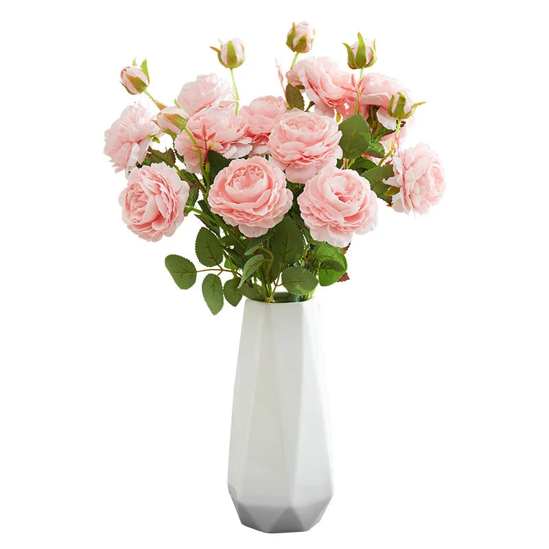 Künstliche Rose – Seidendesign – 60 cm Innenbereich