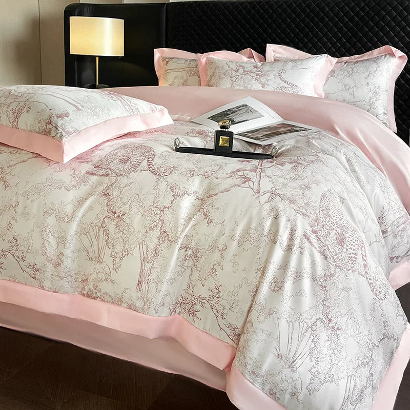 Tencel Bettwäsche – Leopardenmuster – 200x230cm