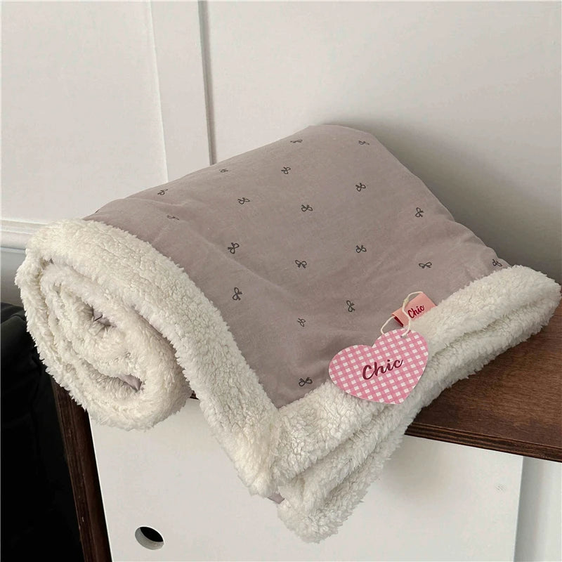 Winterdecke Floral – Koreanischer Stil – 100x150cm