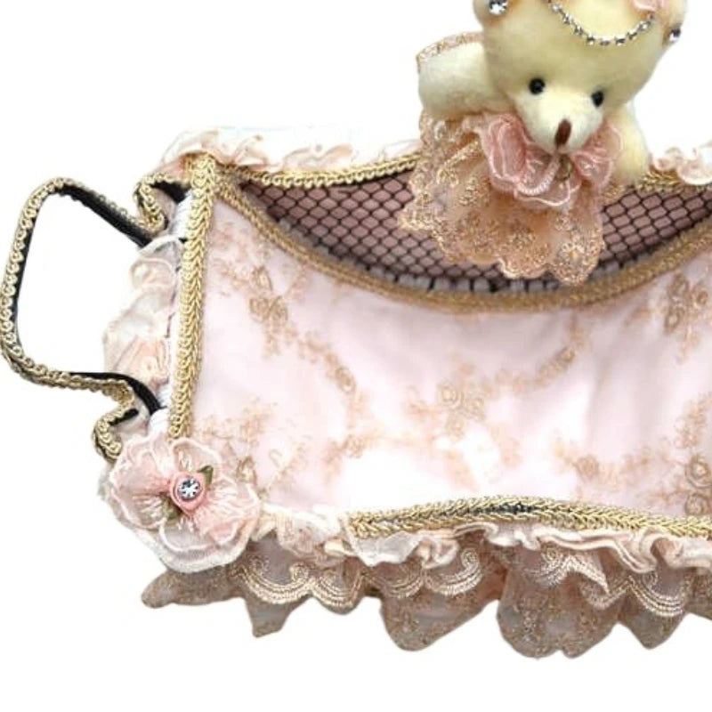 Spitzenkorb – Handgefertigt Öko – Baumwolle